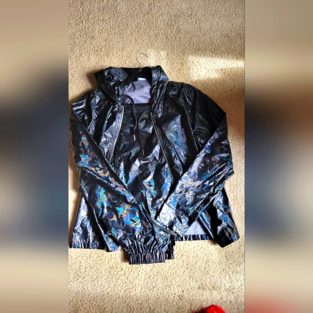 Shane Justin 'Midnight Holograph' Bomber Jacket and matching pants - Large